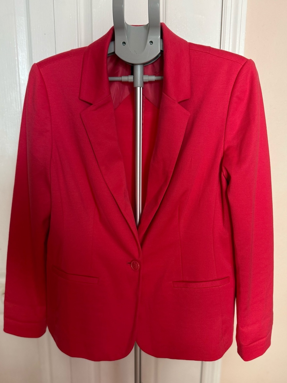 212 Collection Coral Single-Button Size 14 Blazer Classic Colorful Everyday
